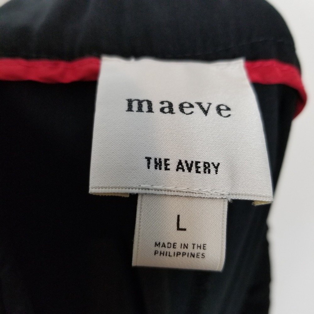 Maeve The Avery Black Wide-Leg Pants - Picture 9 of 11